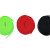 Thin Flat Shoelaces - For KOBE KB 6 - Red / Neon Green / Black